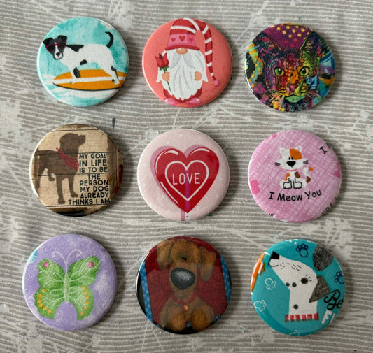 Button Magnets -2.25 inch